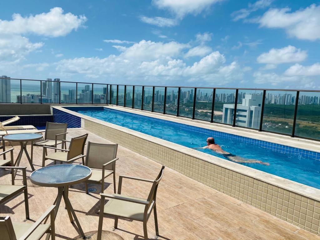 Apartamento Flat Excelsior- Proximo Shopping Riomar Recife Exterior foto