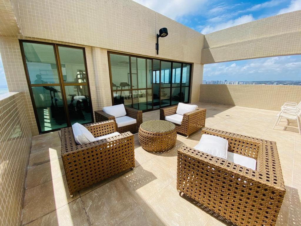 Apartamento Flat Excelsior- Proximo Shopping Riomar Recife Exterior foto